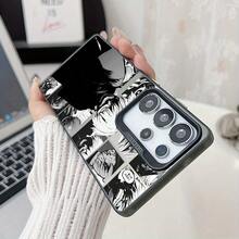 Estilo oscuro creativo, hombre de anime con máscara, sufriendo, funda de teléfono Kens Kaneki adecuada para Samsung Galaxy S25 S24 S23 S22 S21 S20 FE Ultra Plus 4G 5G, cubierta trasera dura mate plateada colorida, diseño único y nuevo. - Mezcla de colores - Ver 3