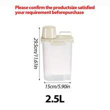 1pc/Laundry Powder Storage Box, Storage Jar With Graduated Measuring Cup, Large Capacity Storage Box, Laundry Detergent Dispensing Container, Cleaning Supplies Storage, Household Items, Suitable For Laundry Room, Bathroom, Toilet Use, Bathroom Accessories - Multicolor - View 12