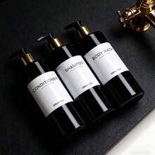 Bathroom Dispenser Shampoo, Conditioner, And Body Wash Refill Bottle Lotion Refill Bottle Compatible With Refillable Pump-Style Bottles 3pcs - Multicolor - View 5