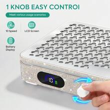 Professional Nail Dust Collector, Suitable For Manicure, Rhinestone Manicure, Acrylic Gel Manicure Polishing And More - 查看 4