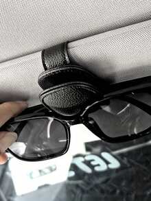 Universal Car Sun Visor Glasses Clip Fashion Glasses Holders Auto Eyeglasses Holder Car Accessories Vacation Camping Travel Back To School Essentials - Multicolor - View 3