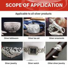 H4Cacle 1瓶装珠宝清洁剂，金属珠宝清洁液，手表戒指清洁液，用于除锈、防氧化和钻石护理——清洁、闪亮、抛光 - 491 - 查看 11