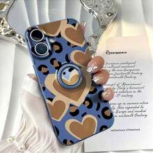 [Teléfono] Soporte de anillo de silicona, TPU antigolpes con agarre giratorio de 360°, cobertura total para phone 12, 13, 14, 15 y 16 (incluidos Pro/Pro/Plus). Colores: negro, blanco y azul. - Multicolor - Ver 2