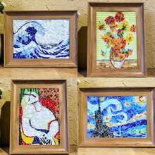 150G/5.3oz /1Pack Glass Mosaic Glass - No Cutting Required For Art Projects Suitable For DIY Crafts And Art Decoration DIY Photo Frame Turkish Lamp Mosaic Material Special Shaped Mosaic Glass - Multicolor - View 7