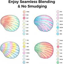 Ohuhu Pastel Markers Alcohol Based -96 Pastel Colors Of Sweetness & Blossoming - Double Tipped Art Alcohol Markers For Artist Adults' Coloring Illustration - Brush & Fine - Honolulu B - 彩色 - 查看 5