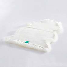 Premium Genuine Sheepskin Rug Real Australia Sheepskin Natural Luxury Fluffy  Fur Area Rug Seat Covers For Kids Bedroom Sofa Chair Cover Pets Dogs Mat Single Pelt/2'x 3' White/Ivory - Tự nhiên (Màu trắng ngà) - Xem 2