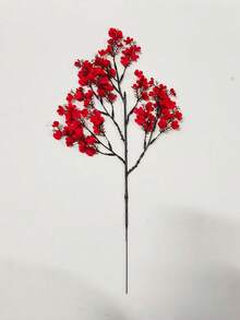 MEHELANY 8 bông hoa baby's breath nhân tạo màu đỏ tía, bó hoa lụa, thích hợp cho cô dâu đám cưới, tiệc tùng, trang trí hoa DIY tại nhà, trang trí tiệc mùa xuân/hè, sân vườn ngoài trời, lò sưởi trong nhà, hiên nhà, đám cưới, trang trí hoa DIY cho tiệc tùng, quà tặng, Ngày của Mẹ/vòng hoa DIY/trang trí phông nền đám cưới - Màu Đỏ Sâu - Xem 8