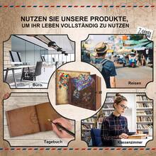 OUR ADVENTURE BOOK Ein Abenteuerbuch-Scrapbook-Fotoalbum, Reisetagebuch-Set im Retro-Stil mit geprägtem Briefumschlag für Paare, Erinnerungsbuch für Jahrestage, Hochzeiten, Geschenke zum Valentinstag