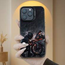 Cool Motorcycle Apple 16/15 Phone Case  12 Pro Max Color Silver 11 Pro Fashion 13 Shockproof XS - Argento - Visualizzare 1
