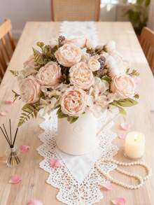 1/80 piezas Flores artificiales - Peonía de seda, Hortensia, Plantas falsas, Decoración para el hogar, comedor, sala de estar, jardín exterior, regalos para el Día de la Madre, regalos de cumpleaños, regalos de temporada de graduación, temporada de bodas, el arte de insertar flores, accesorios de fotografía, pared de flores, corona de flores, ramo de novia, decoración de boda, materiales DIY para corona de flores, materiales de decoración para fiesta de cumpleaños, accesorios de decoración del hogar, Día de San Valentín.