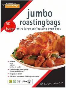 Roasting Bag Jumbo - 2 Pack - Transparent - View 1