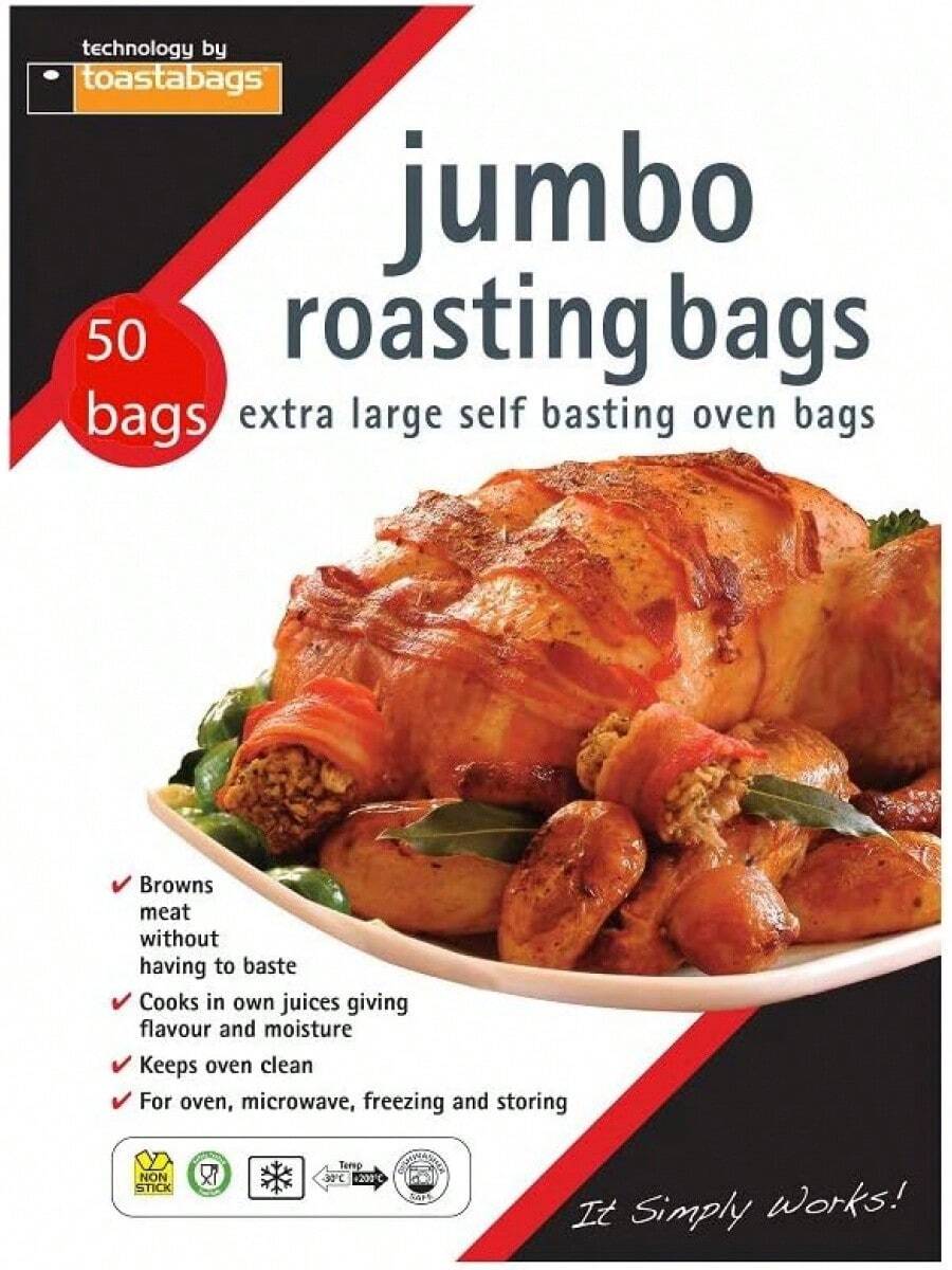 Roasting Bag Jumbo - 2 Pack - Transparent - View 1