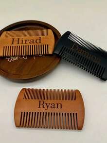 Lược tùy chỉnh, Tên khắc, Lược gỗ, Lược chải tóc, Gỗ gia dụng Gỗ nguyên khối Tĩnh điện Rụng tóc Nam và Nữ Dài, Quà tặng Giáng sinh - Nhiều màu - Xem 8