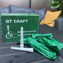 阿拉伯水烟壶吸嘴，一次性水烟壶吸嘴，独立包装，多种颜色可选，适用于大多数水烟壶吸嘴手柄，材质为[此处应填写材质名称]。 - 白色 - 查看 1