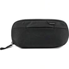 Peak Design Small Wash Pouch Black Weatherproof Travel Toiletry Bag Upright Or Hanging Toiletry Kit With Pockets Magnetic Toothbrush Pocket Wide UltraZip Opening Toiletry Bag For Men And Women - 黑色 - 查看 1