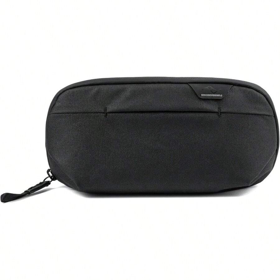 Peak Design Small Wash Pouch Black Weatherproof Travel Toiletry Bag Upright Or Hanging Toiletry Kit With Pockets Magnetic Toothbrush Pocket Wide UltraZip Opening Toiletry Bag For Men And Women - 黑色 - 查看 1