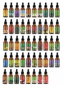 1 Bottle/2 Bottles 30ml/1.01 Fl Oz Fragrance Essential Oil, Home Fragrance, Long-Lasting Scent, Provides Up To 48 Different Scent Types, Suitable For Home Living Room, Bedroom, Hotel Room, Lobby And Other Spaces, Effectively Eliminates Odors, Long-Lasting Fragrance, Relieves Stress, Aids Sleep. - Aromatherapy Set - Dropper - View 1