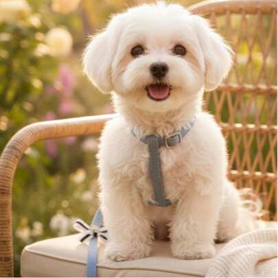 PINCOOL حزام أزرق جميل مع فراشة مخططة باللونين الأسود والأبيض، مصنوع من مواد مريحة وقابلة للتنفس، غير مسبب للحساسية ومانع للهروب، مناسب للقطط والكلاب