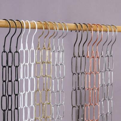 金属衣架挂钩 衣架链连接带悬挂套装 透明皮链带衣架夹 简约结实家用衣架 衣柜收纳 节省空间的衣橱解决方案 多功能服装展示晾衣架配件 旅行便携悬挂系统 秋冬衣橱焕新 节日礼物创意 圣诞袜填充物 卧室床上用品收纳 卧室衣橱改造 更衣室必备