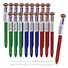 30 PCS Multicolor Rugby Football Ballpoint Pen Retractable 4 In 1 Colored Pens Cool Ball Sports Pen 4 Color Pens For Schoolsss Students Party Office{Inchcolorinch:InchMulticolorinch} - 多色 - 查看 1