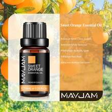 1瓶 10毫升/30毫升/100毫升 甜橙精油 MAYJAM 天然萃取精华，护肤清洁净化，可用于沐浴、按摩、加湿器香薰 - Sweet Orange - 查看 15