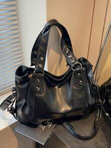 Torba retro minimalistyczna o dużej pojemności, modna, do pracy i na studia