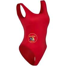 Pam &  Cosplay Costume Pamela Anderson Sexy Red Jumpsuit Swimsuit Beach Wear Bikini Outfits Uniform - 紅色 - 查看 9