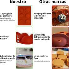 Luvan Set de 76 Moldes de Silicona para Chocolate, Kit de Repostería Flexible Antiadherente, para Chocolate,Caramelos, Postres y Manualidades, Sin BPA, Apto para Microondas, Horno y Lavavajillas - blanco - Ver 9