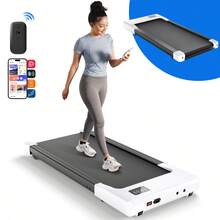 LACUFFY Treadmill Quiet Under Desk Treadmill For Home Use Remote Control & App-Enabled No Assembly Required Fitness Data RecordingTreadmill Desk Max 159 Kg App Control Walking Pad With AI Accompaniment - UK Plug(220-240V) - View 10