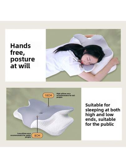 New Memory Kussen Slow Rebound Protects Katoenen Material Space Cervical Vertebral Com view 3