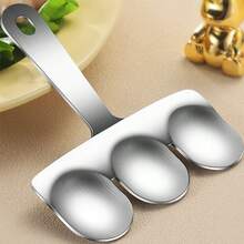 1套304不锈钢饭团肉饺制造机，多功能鱼丸虾滑模，商用及家用厨房煎炸工具 - 銀色 - 查看 7