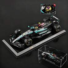 Burago 1:24 Scale  Petronas W15 #44  2024 - Realistic 1:24 Scale Model Car, Driven By , Officially Licensed By , Luxury Gift Box Set With Acrylic Display Case And Detailed Base - 1:24 W15 #44 - View 9