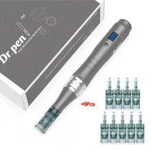 Dr.pen Dr Pen Ultima M8 专业微针笔，Ultima M8 美容仪，面部美容电器，美容微针工具套装（包含 10 支 16 针/36 针/圆形纳米针），USB 可充电 380mAh 电池，面部和身体护理工具套装，女士完美礼物 - 彩色 - 查看 2