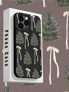 Funda navideña para phone 17 Pro Max con diseño de árbol de Navidad. Compatible con phone 17, 16, 15, 14, 13, 12, 11, Pro Plus y 25/24/23/22/ULTRA/PLUS/FE. Resistente y con una textura refinada. Esta es una funda para teléfono hecha a medida, con un diseño moderno y elegante. - Multicolor - Ver 2