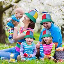 Propeller Hat - Fun Helicopter Fisherman Hat, Colorful Patch Rainbow Design, Sun Protection For Summer Outdoor Activities, And Fancy Dress Party Gifts,Valentine's Day Gifts For Girlfriends, Wives, Boyfriends, And Husbands - 1 - View 7