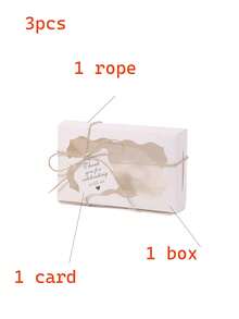 1/3/15pcs - Cookies & Pastries Boxes With Clear Window, Size: 7 X 4.3 X 1.5 Inches, Kraft Paper Material, Premium Baked Goods Gift Boxes For Desserts, Weddings, Parties, Christmas, Birthdays - Multicolor - View 16