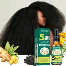 30ml Ginger Essential Oil With Biotin Hair Serum - Ginger Hair Serum, 5-Day Ginger Nourishing Scalp Massage For All Hair Types, Moisturizing Hair Care, Perfect Gift For Valentine's Day And Mother's Day, Unisex - Multicolor - View 1