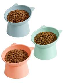 Elevated Slanted Feeder Bowl For Dogs And Cats - 綠色 - 查看 5