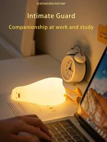 1 قطعة مصباح ديكوري، مبيعات الأفضل جديد، ضوء نوم بطة جميلة، قابل للشحن عبر USB، 3 مستويات سطوع، مناسب لديكور الغرفة، ديكور العطلات، عيد الميلاد، إضاءة رومانسية، متعدد الاستخدامات للغرفة المعيشية والنوم والحمام والسفر والزفاف والحفلات وعيد الميلاد، هدية للرجال والأمهات والآباء والأصدقاء المقربين والمعلمين وعام جديد، يأتي مع كابل الشحن