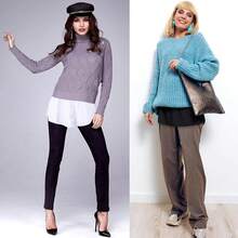 EstiloEstiloPaquete De 2 Extensor De Camisa De Capas Para Mujer, Extensor De Camisa De Barrido Inferior Superior Falso De Falda, ExtensióN De Camisetas Para Mujer, Ajustables, Blanco Y NegroVersió Mejorada - Estilo de botón - Ver 5