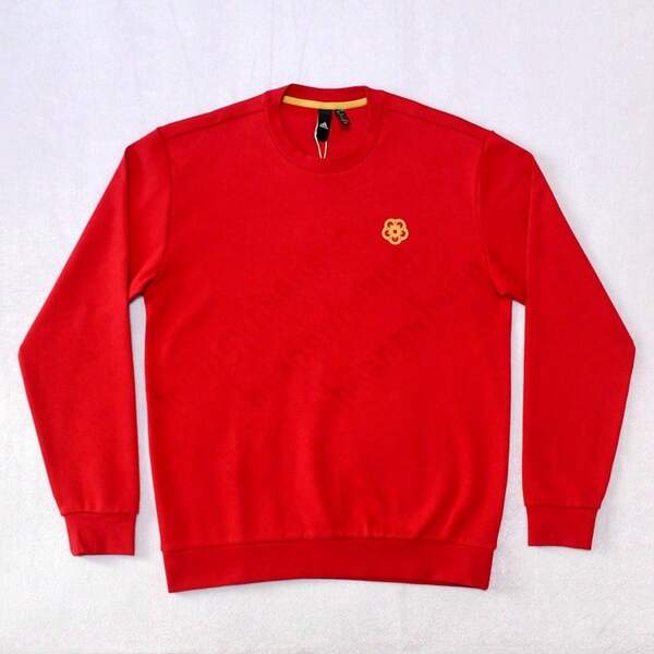 Adidas Sudadera casual cómoda de cuello redondo para hombres, sudadera deportiva IW9306