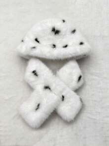 White Jacquard + Scarf