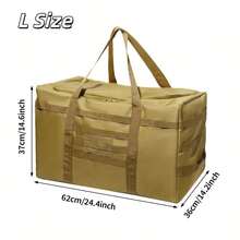 60/90L Outdoor Camping Multifunctional Storage Bag, Large Capacity Travel Organizer Bag, Outdoor Camping Tent Sleeping Bag Handbag, Sports Duffel Bag - Multicolor - View 10