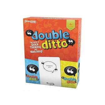 Double Ditto 是一款家庭聚会棋盘游戏，一款快节奏的思维配对游戏，一款适合 4 名玩家的桌面游戏，适合多人娱乐，也是一份很棒的礼物。