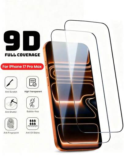 2pcs High-Quality Tempered Glass Screen Protectors For IPhone XR/11/12/13/14/15/16/17 - Ultra-Thin, Anti-Fingerprint, Anti-Scratch, Waterproof, Smooth Finish, Easy Installation, Case-Friendly Design, Suitable For IPhone Screen Protectors | Delicate Finish | Soft Touch, HD Screen Protector