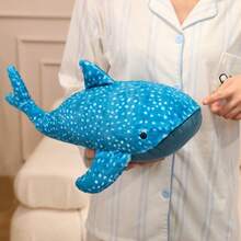 1 Stück realistisches Plüsch Wal Kuscheltier Kissen, weiches Meerestier Stofftier, Bein umarmende Kissen für Mädchen, Begleiter Plüschtier für Kinder, Stressabbau, Kinder Plüschtier, kreative Sofa Dekokissen für Zuhause, Büro Schlafkissen, Überraschungsgeschenk für Teenager, Kinder, Ostern, Weihnachten, Valentinstag - Verschiedenfarbig - Übersicht 17
