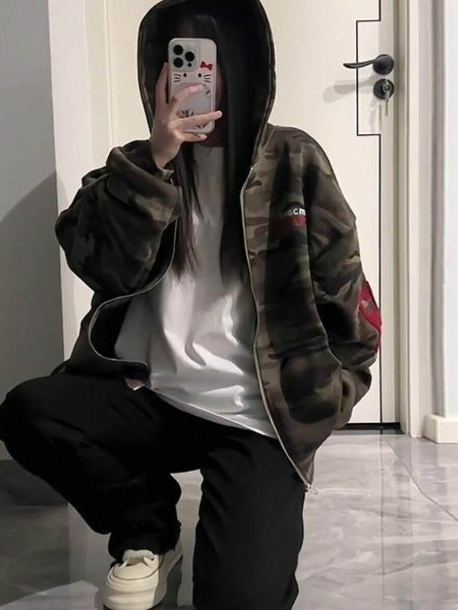 Women Sweatshirts - màu xanh đậm - Xem 1