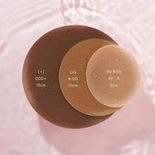 CAKES Circles - The "Not Sticky" Nip Cover - Official CAKES - Product Does NOT Provide Lift - Womenswear, Seamless - Caramel - Xem 7