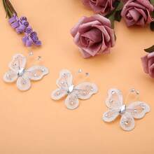 Butterfly Stickers - White - View 6