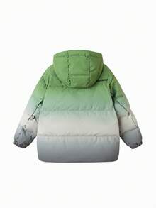 Balabala Kids Boys Hooded Toy Print Down Jacket, Winter 2025 Protective & Warm